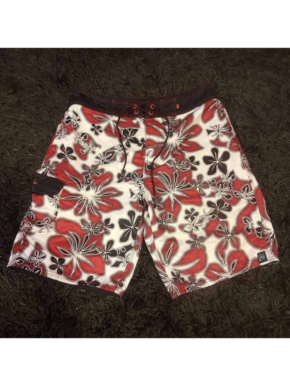 Vintage Rusty Floral Board Shorts